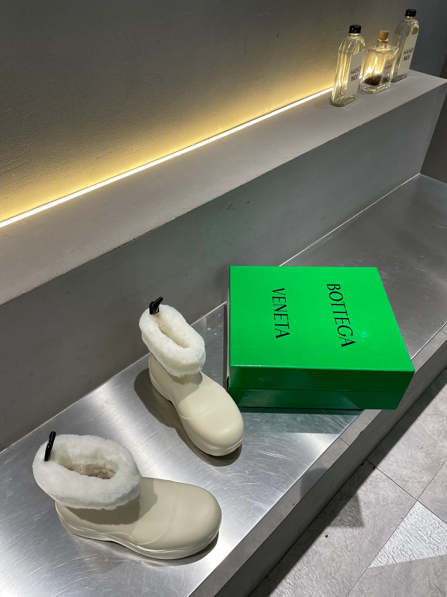 BV - Шерстяные зимние сапоги - Белые