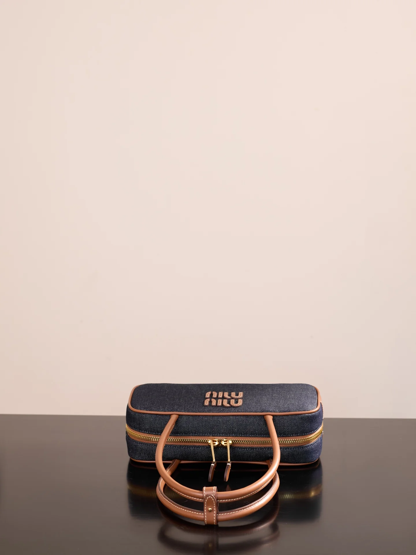 Miu Miu-5bb173m1000-????-Портфель-Средний-Джинсовый