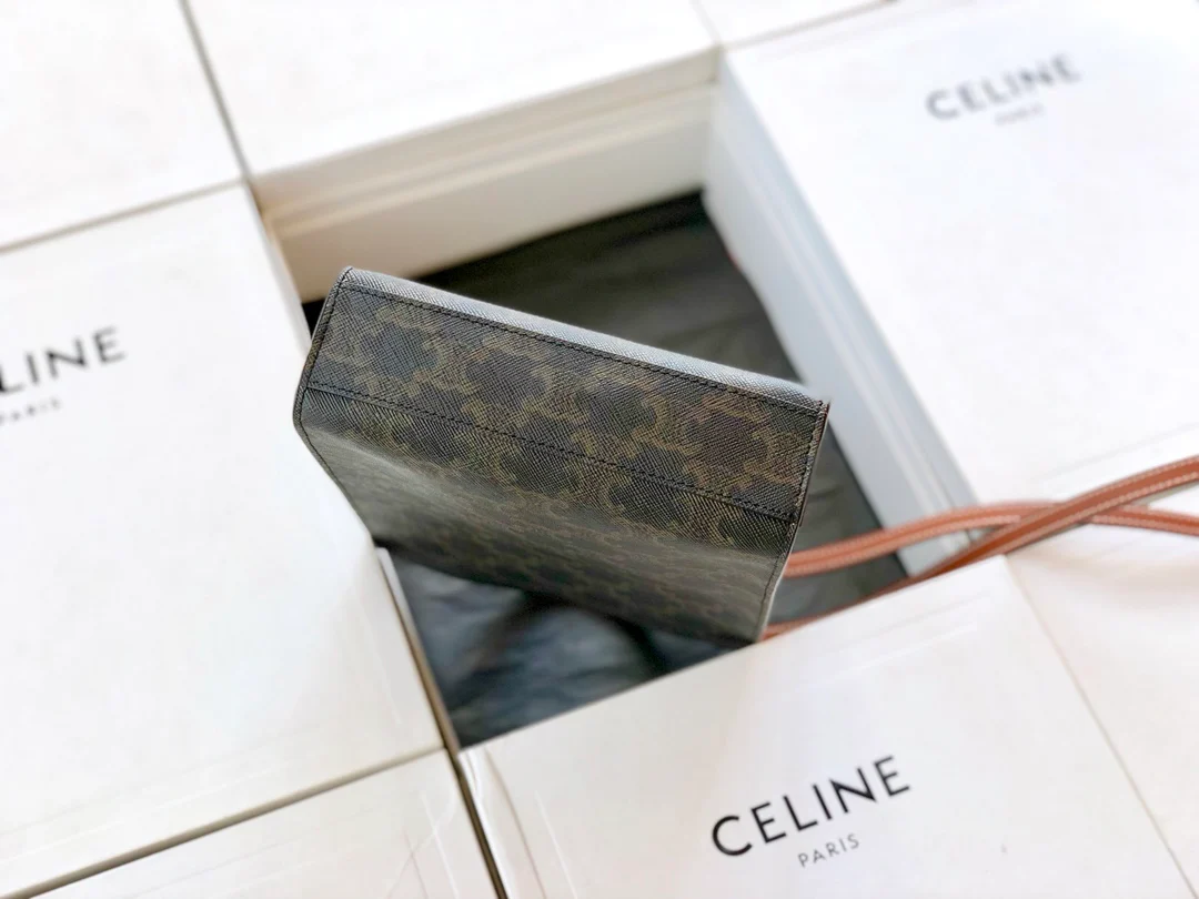 Celine Mini Cabas Brown Monogram
