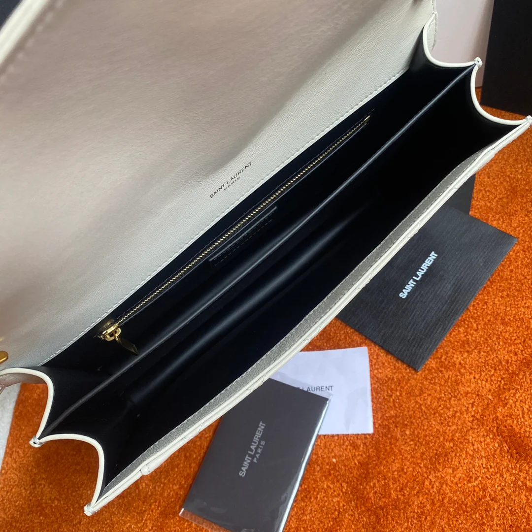 Большая сумка-конверт из овечьей кожи YSL-gaby