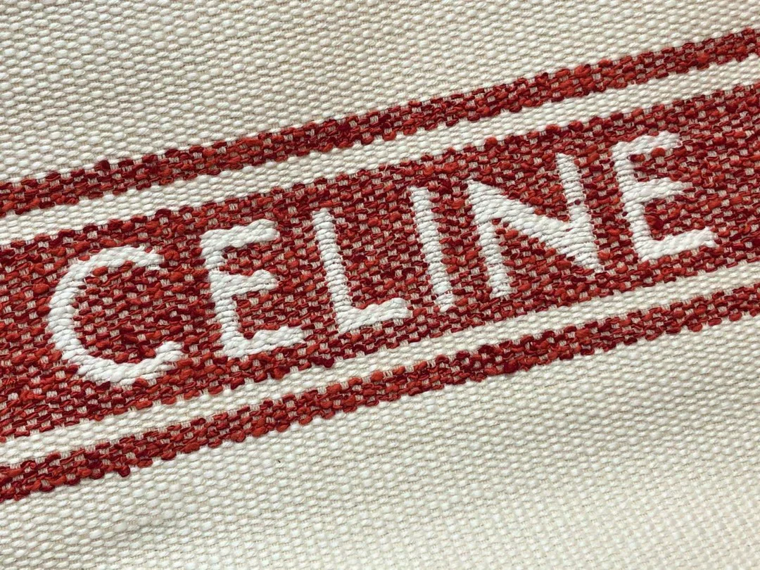 Квадратная сумка Celine Cabas Plein Soleil из ткани и кожи вагю - 1