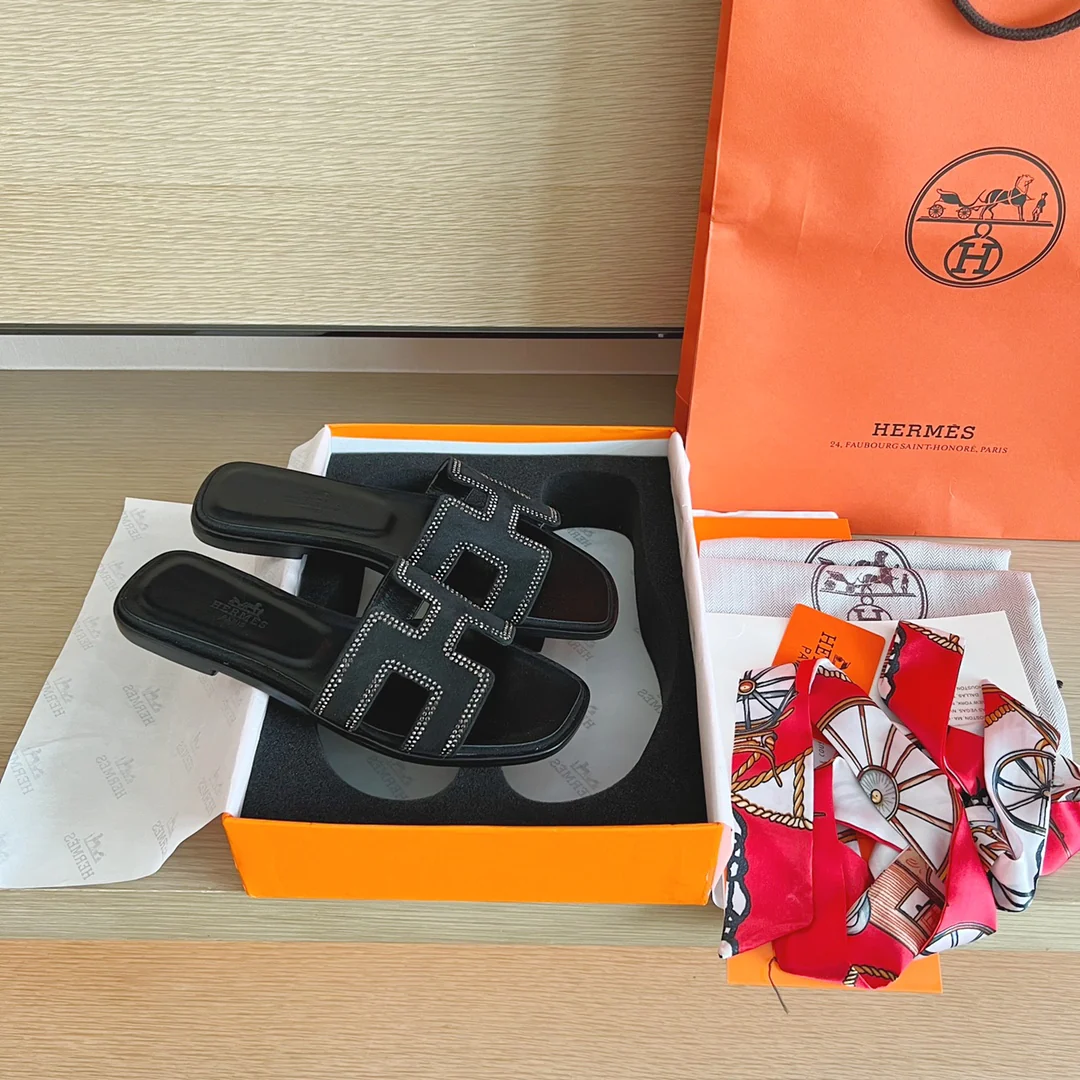 Сандалии Hermes-h Flat Sandals-8