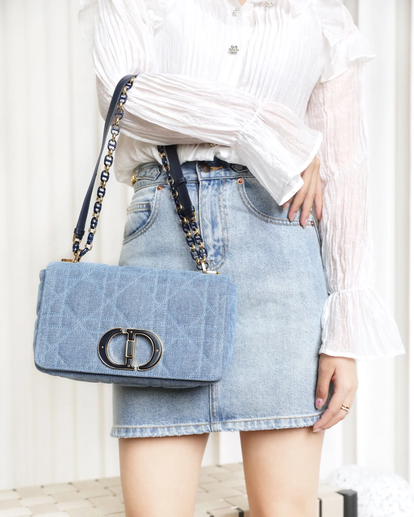 Dior-caro-denim blue-25-5cm