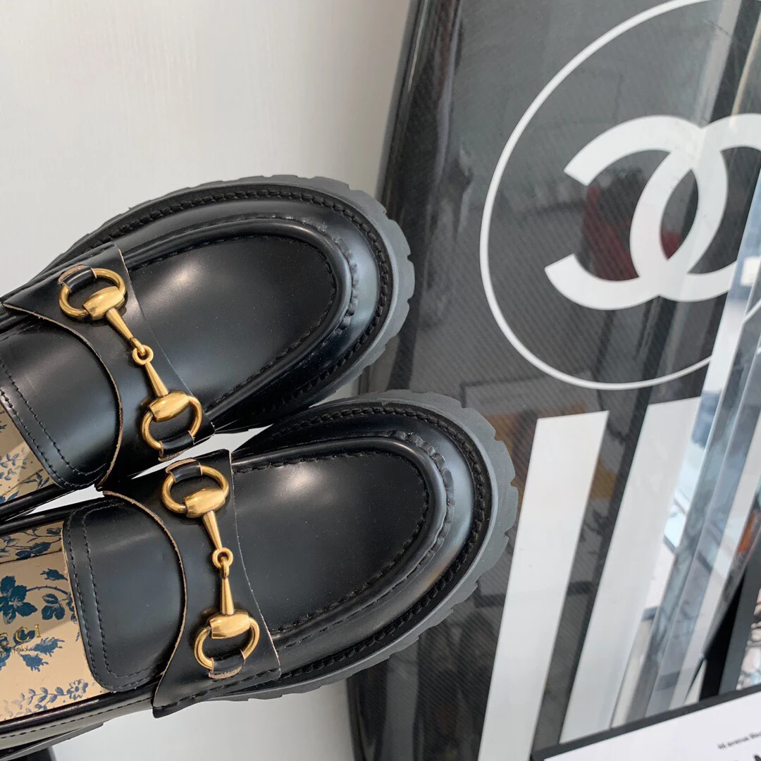 Лоферы Gucci - черные