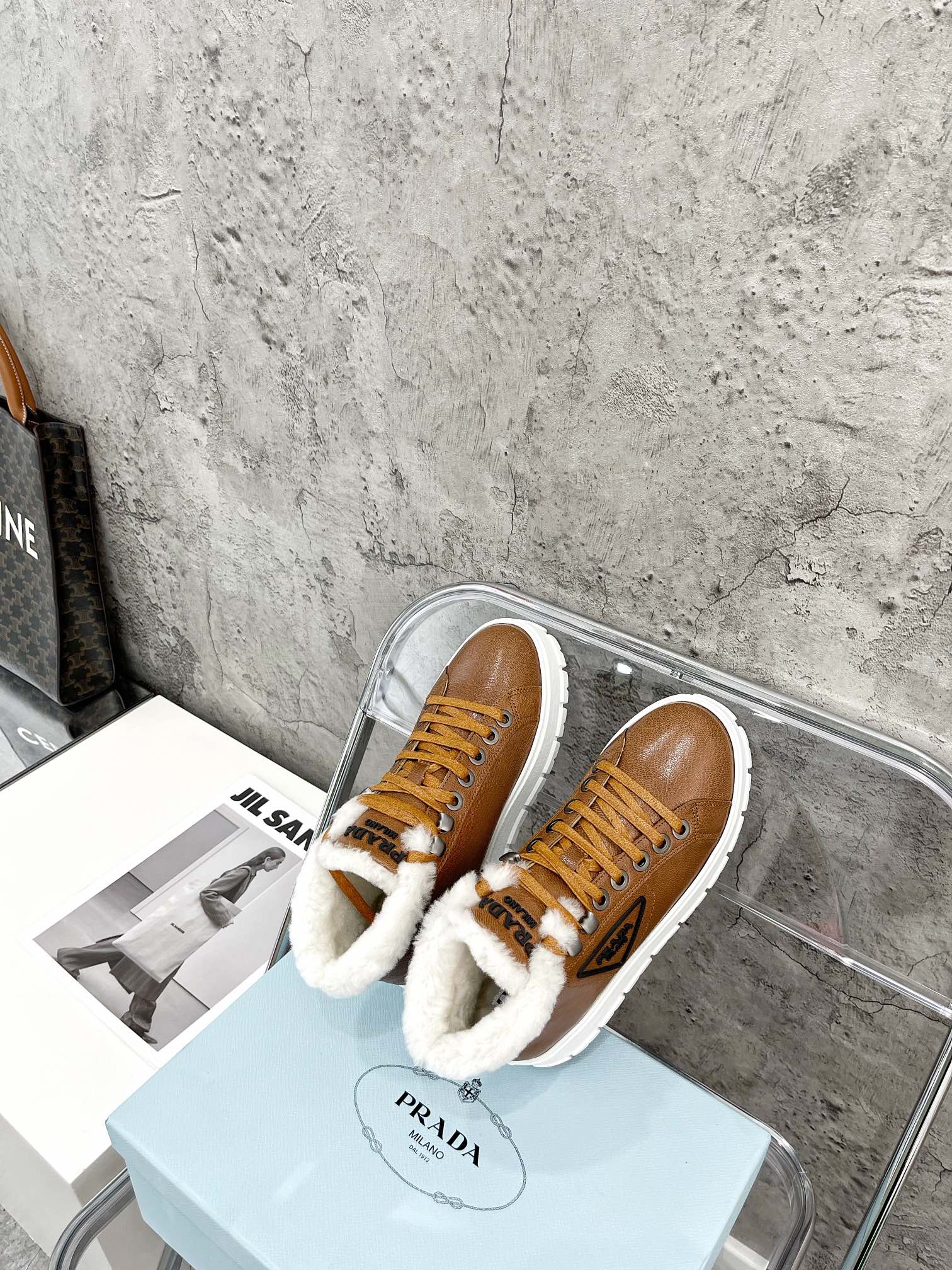 Обувь Prada - Prada - кожа - платформа - повседневная обувь