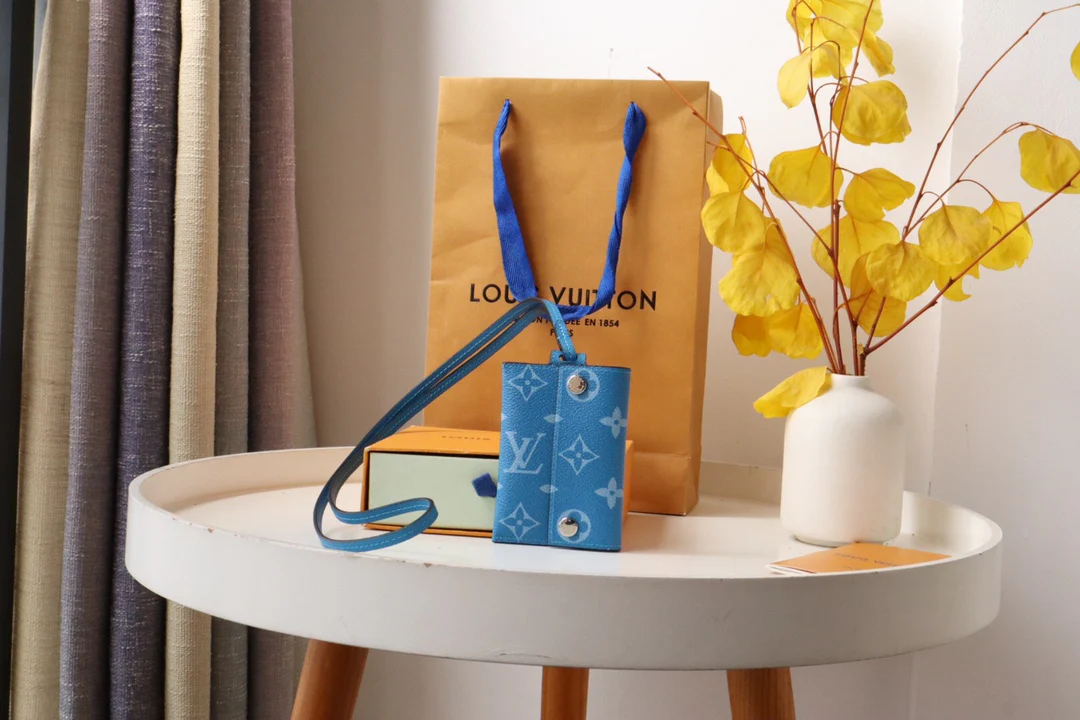 LV-m83153 - Держатель для визитных карточек в стиле Lane - Королевский синий