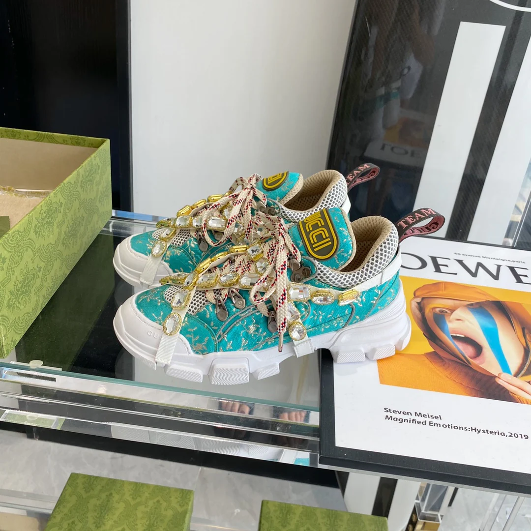 Кроссовки Gucci - Массивные кроссовки - Парный стиль - 1