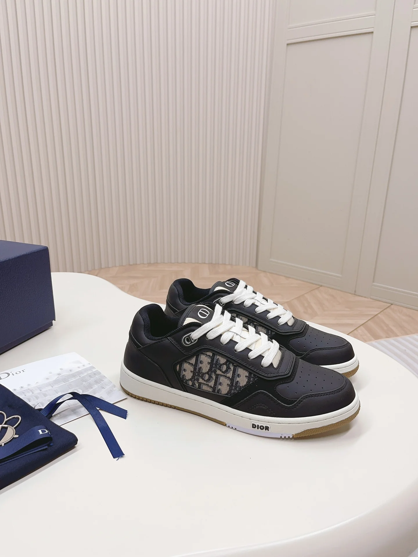 Dior B27 серия - Низкие повседневные кроссовки - Унисекс - Черные
