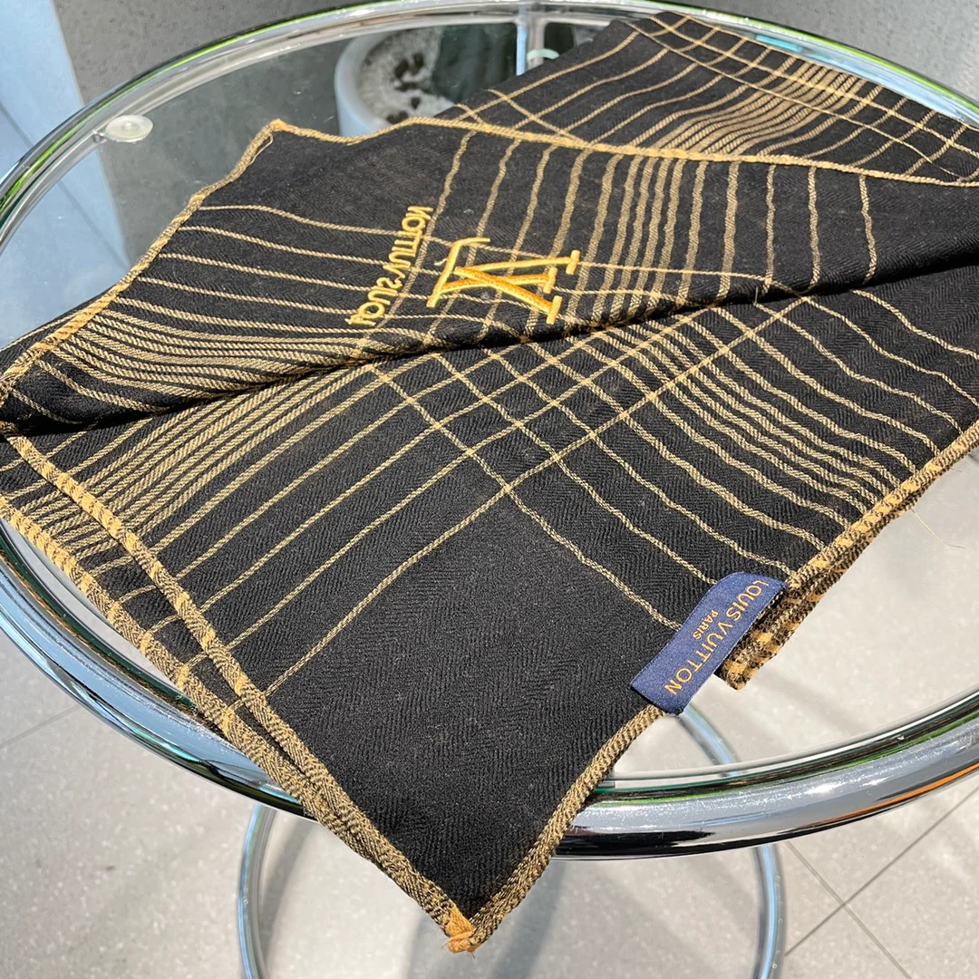 LV-Кашмирский шерстяной и шелковый шарф, 90-200 см, 60-шелк, 40-шерсть