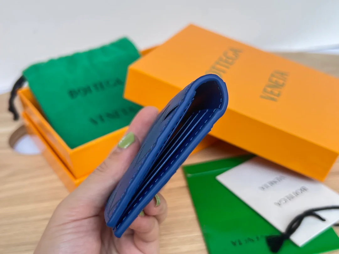 BV-中格 编织 卡夹 卡包 牛皮 11x7.5cm