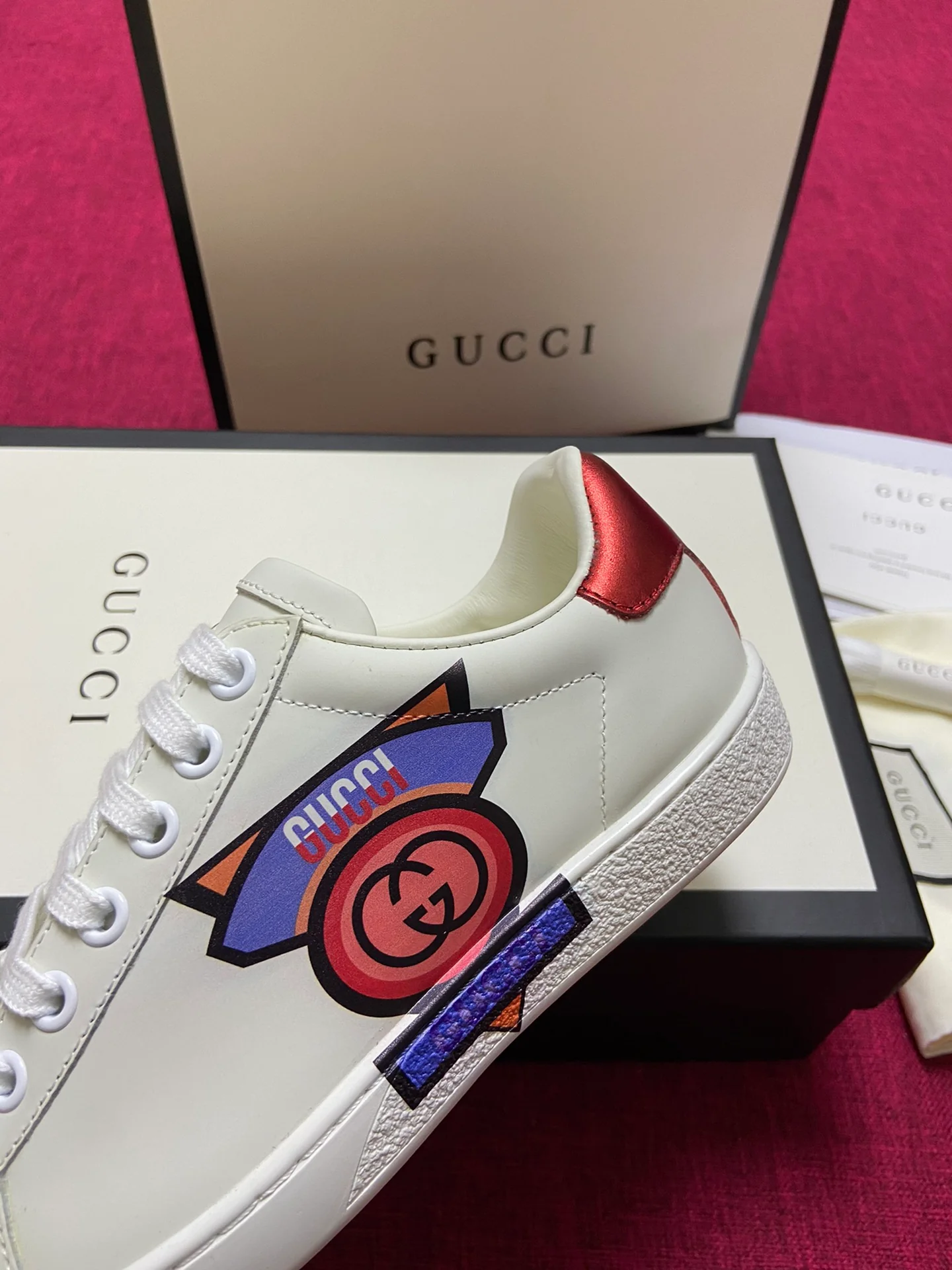 Gucci - Белые кроссовки - Кроссовки - Повседневная обувь - 9