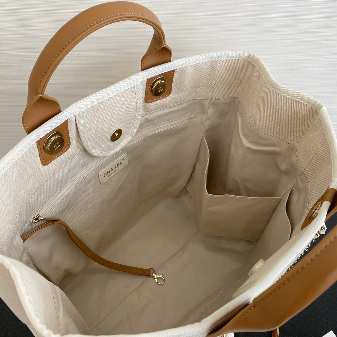 Большая пляжная сумка Chanel Pearl