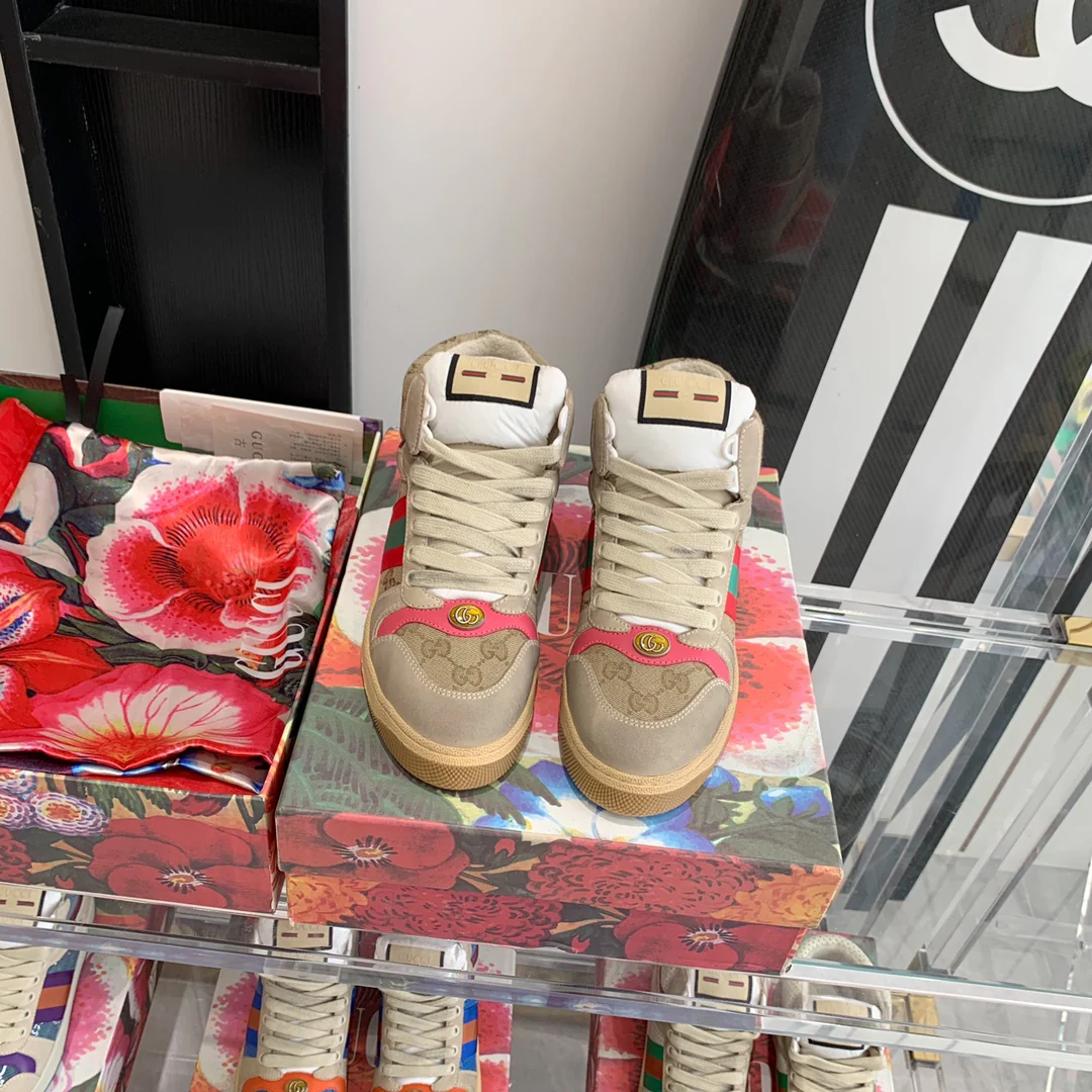 Высокие кроссовки Gucci - Грязные кроссовки - 1
