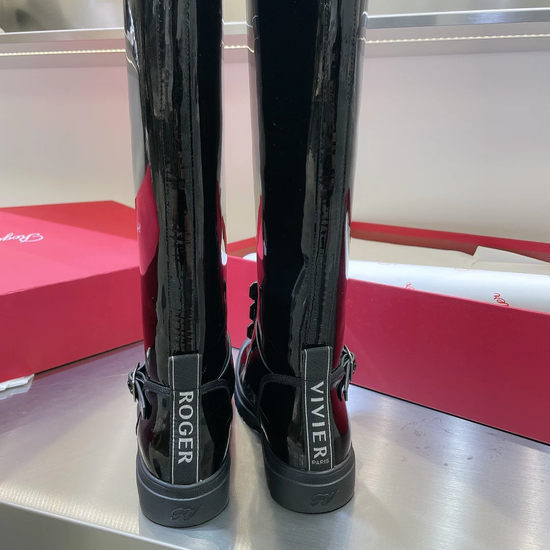 Лакированные ботинки RV для осени/зимы