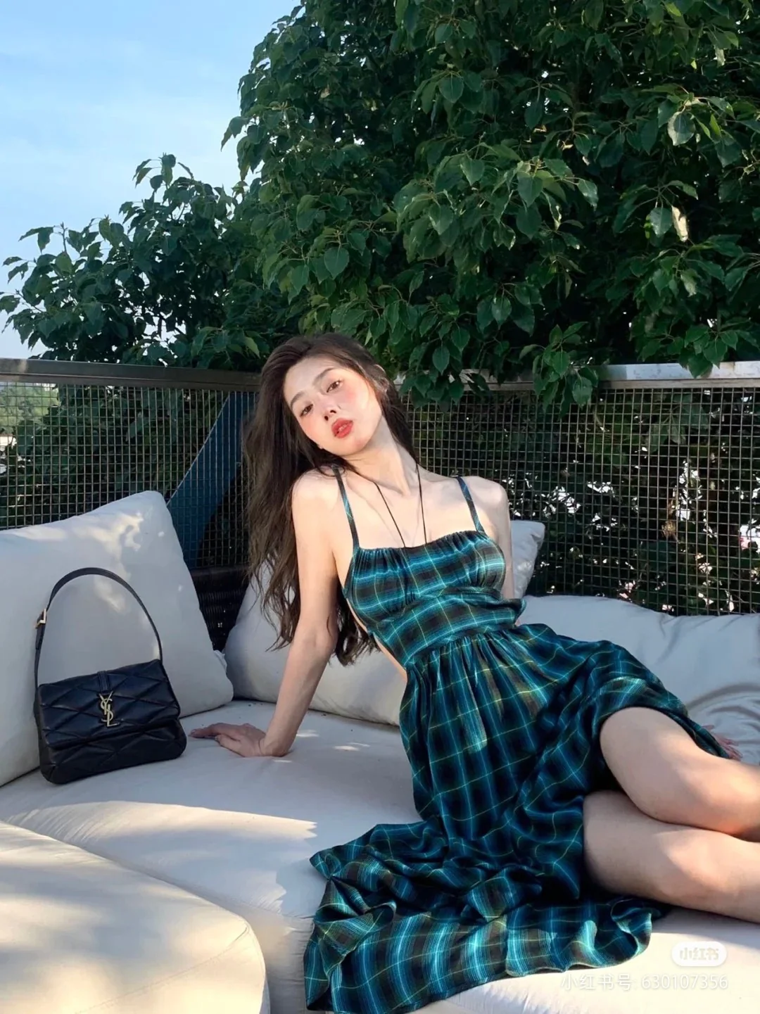 Сумка через плечо YSL-le-57 - черная