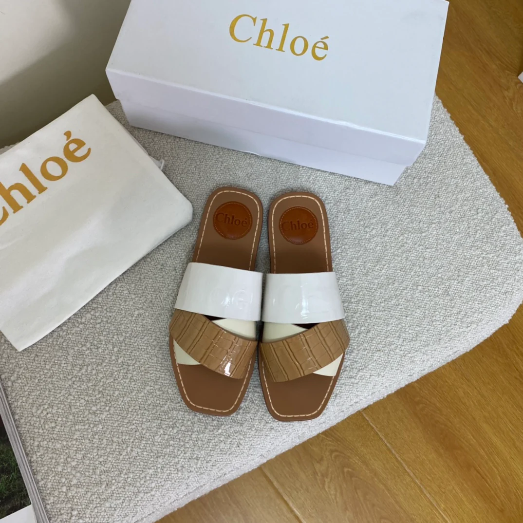 Туфли Chloe - Тапочки Chloe с цветовыми блоками