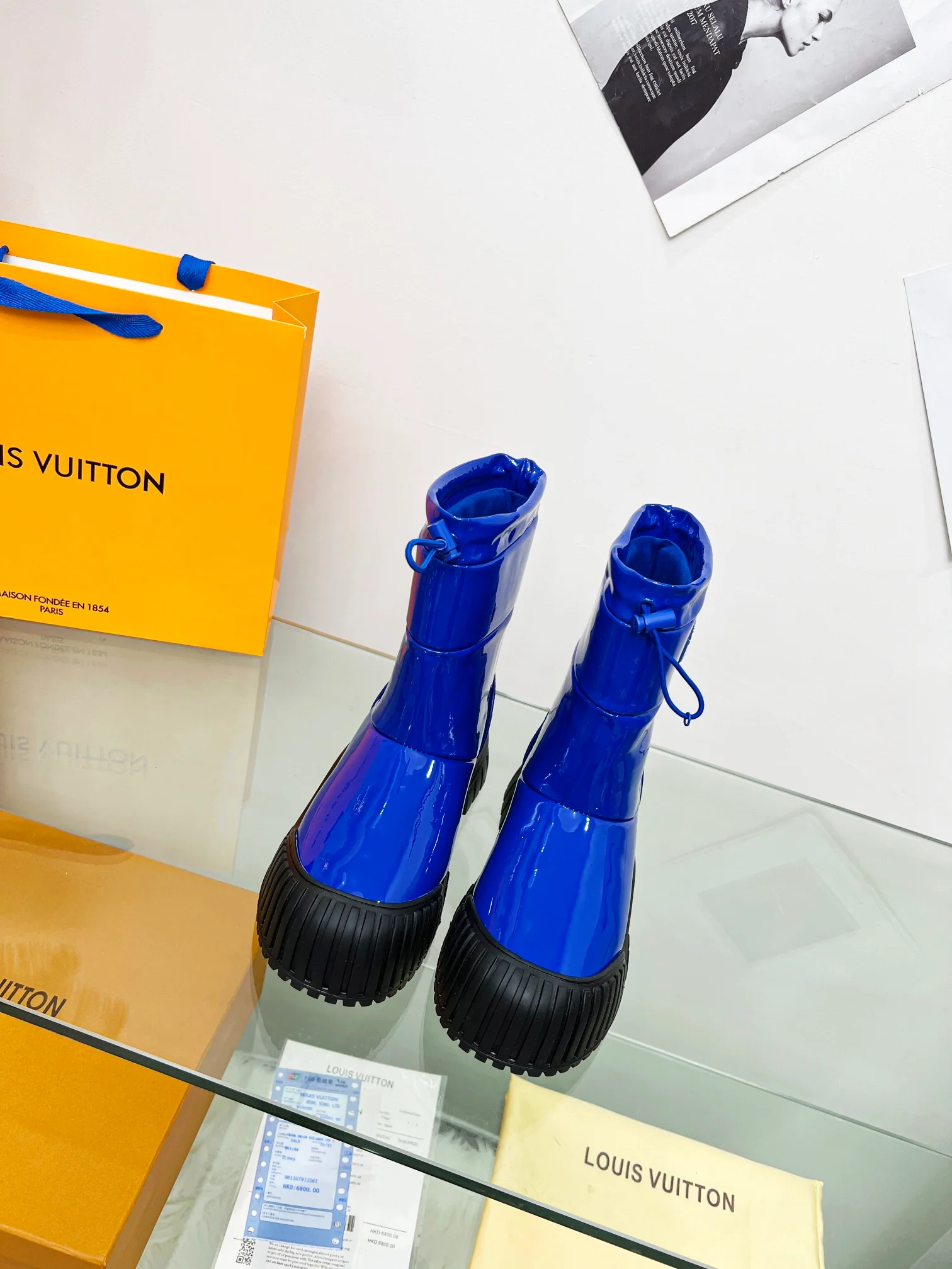 Водонепроницаемые теплые пуховые сапоги LV на толстой подошве