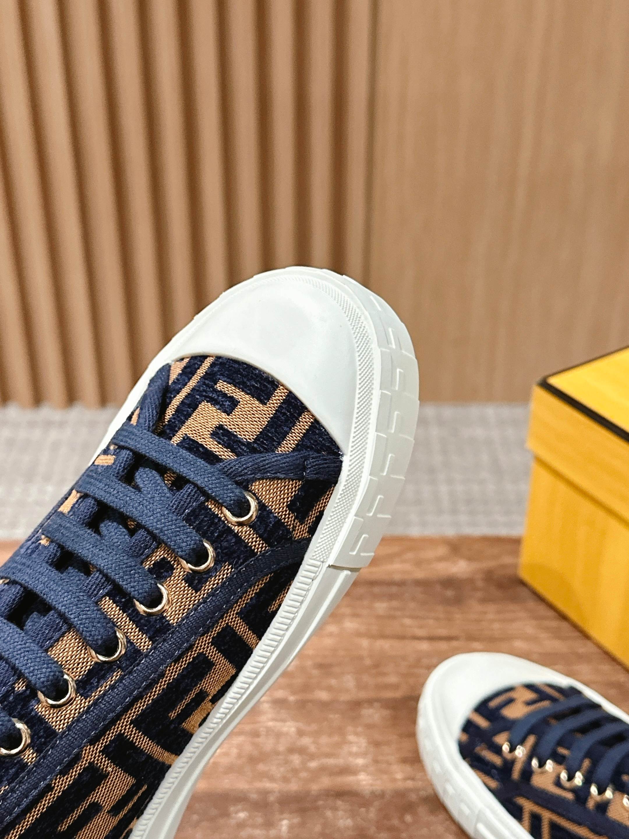 Кед Fendi - Повседневные балетки - Синие