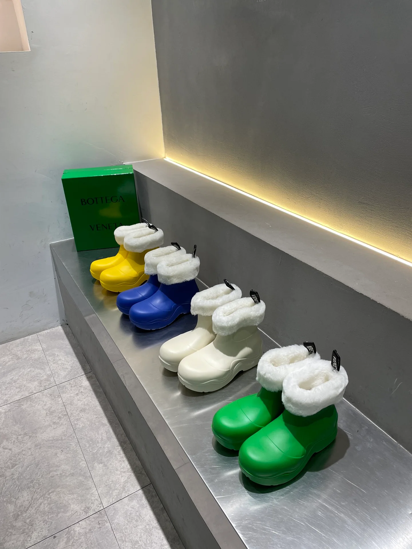 BV - Шерстяные зимние сапоги - Зеленые