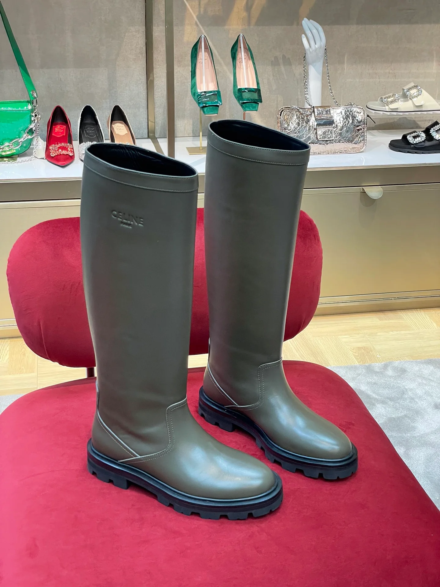 Celine - Новинка сезона осень/зима 2022 - Ботинки на платформе