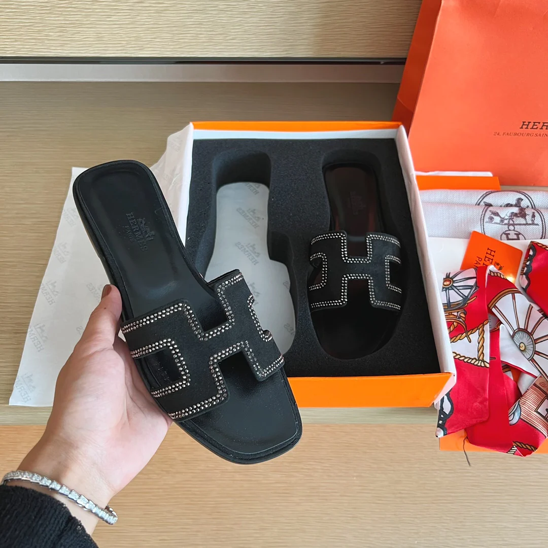Сандалии Hermes-h Flat Sandals-8