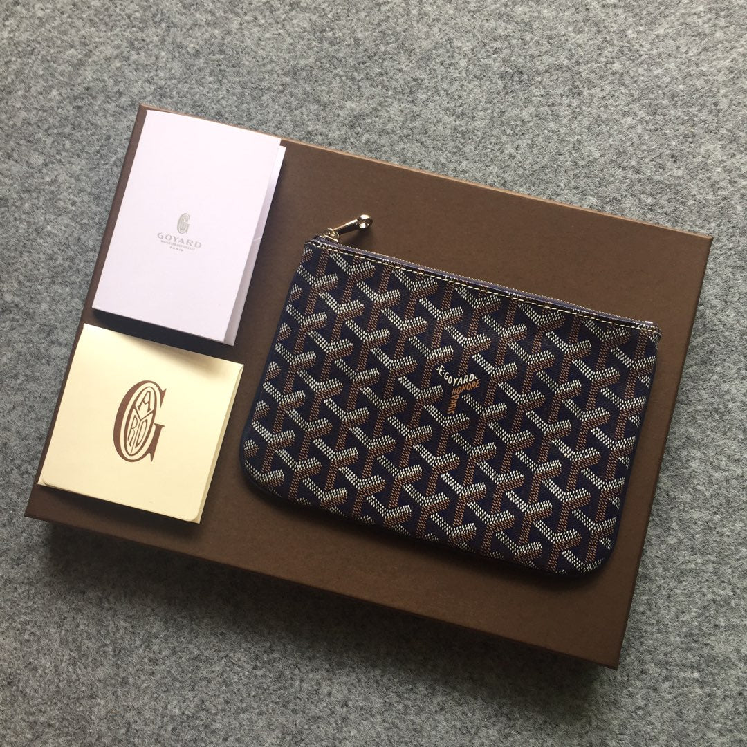 Мини-сумочка Goyard - темно-синяя