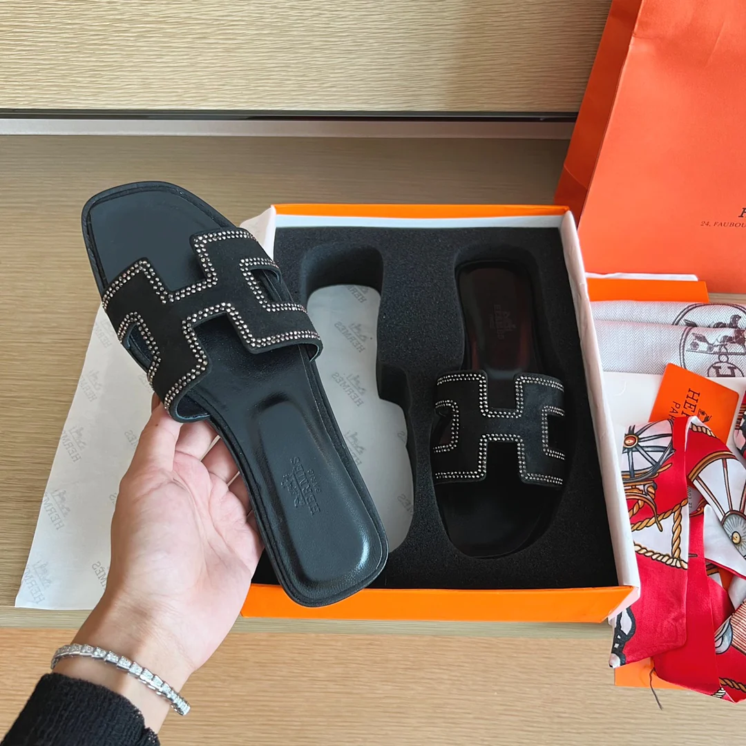 Сандалии Hermes-h Flat Sandals-8