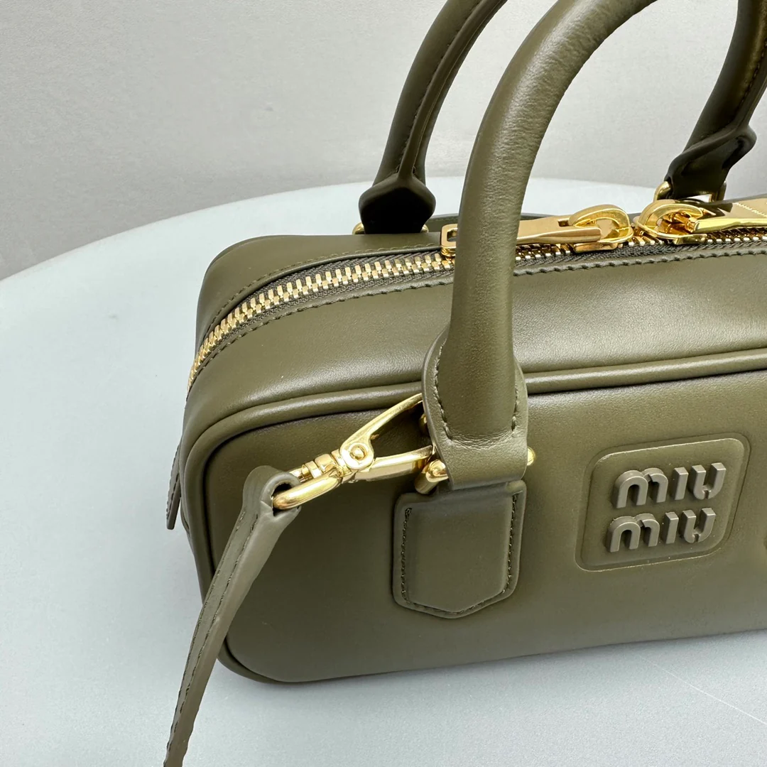 Сумка для боулинга Miu Miu - Маленькая - Зеленая