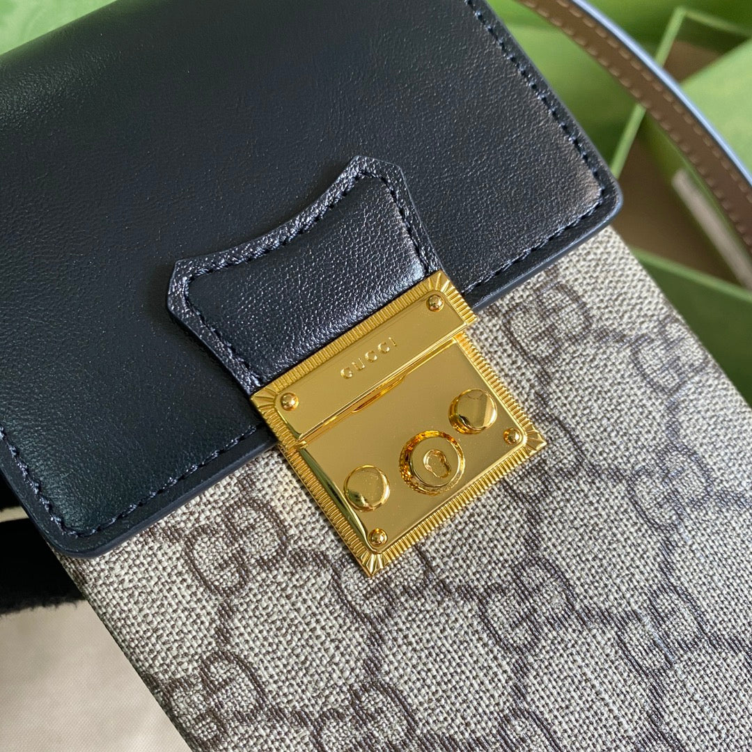 Чехол для телефона Gucci с цепочкой и замком - 1 шт.