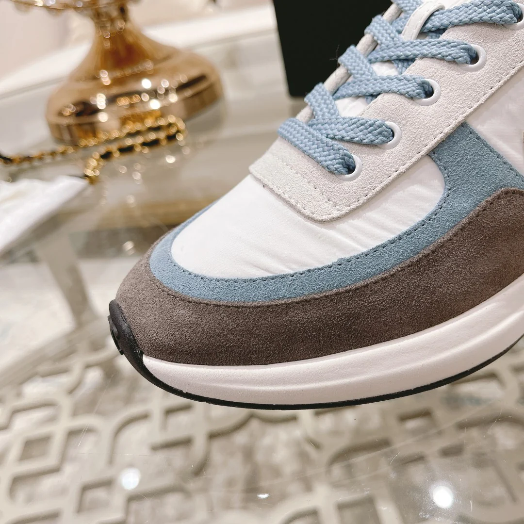 Классические спортивные повседневные туфли Chanel 22SS - серые