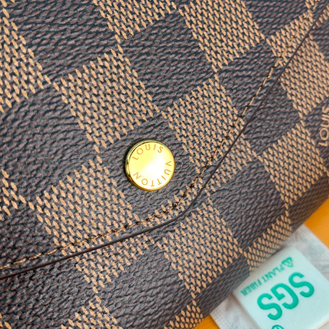 LV-m63209 - Кошелек-конверт - Кофейный клетчатый узор