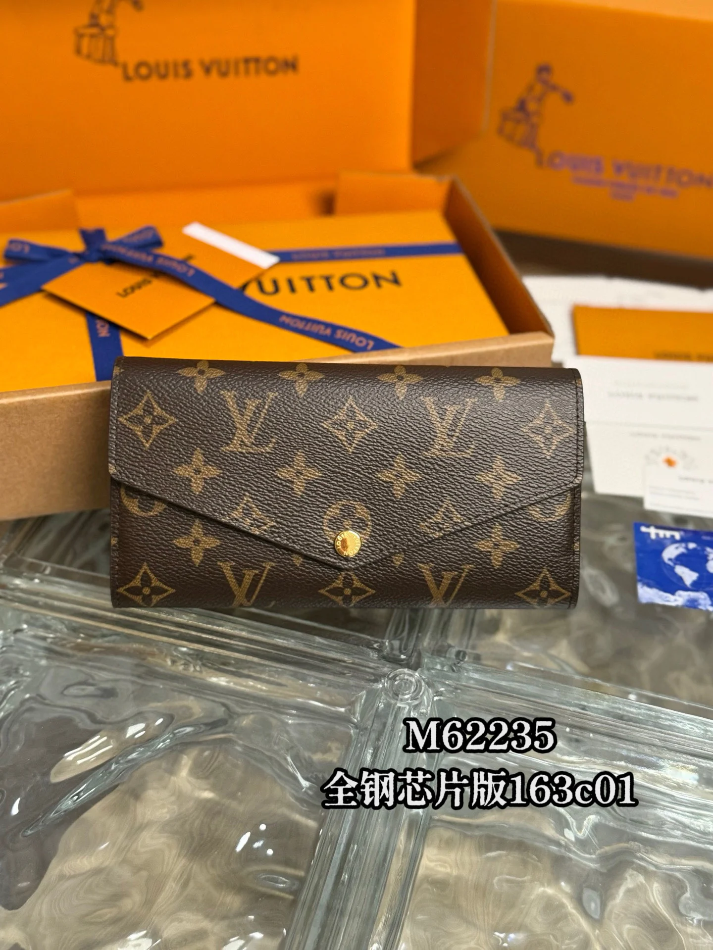 Кошелек-конверт LV-m62235-Sarah - розовый