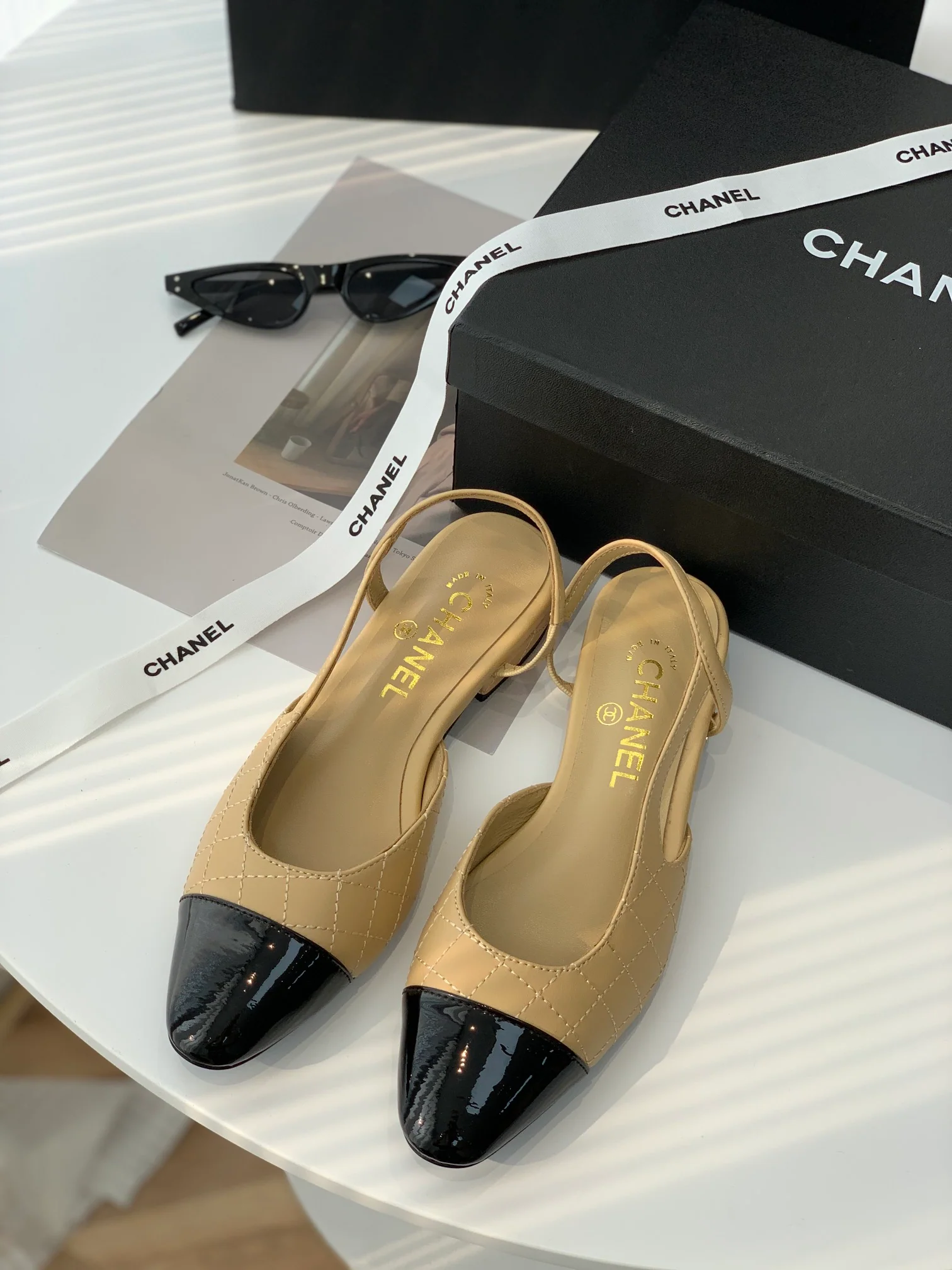 Классические сандалии Chanel с открытыми рукавами, из овечьей кожи, размеры 35-40-34-41-432 (изготовление на заказ)