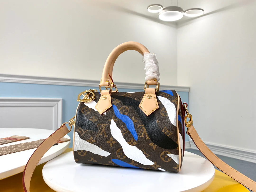 m45202-LV-Classic-Speedy-Handbag-League of Legends Capsule Collection-Blue