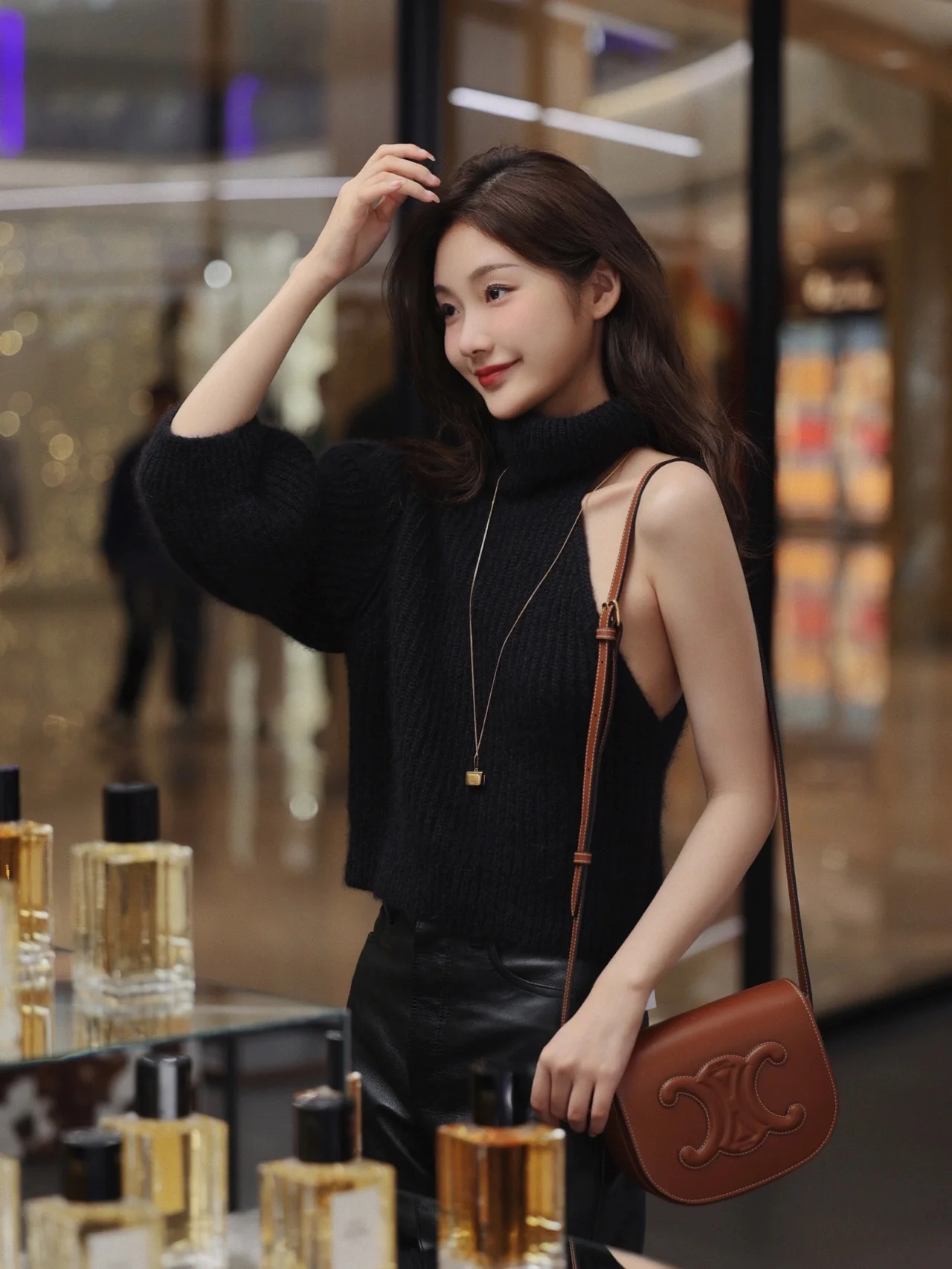 Celine-folco-cuir-triomphe-сумочка-2