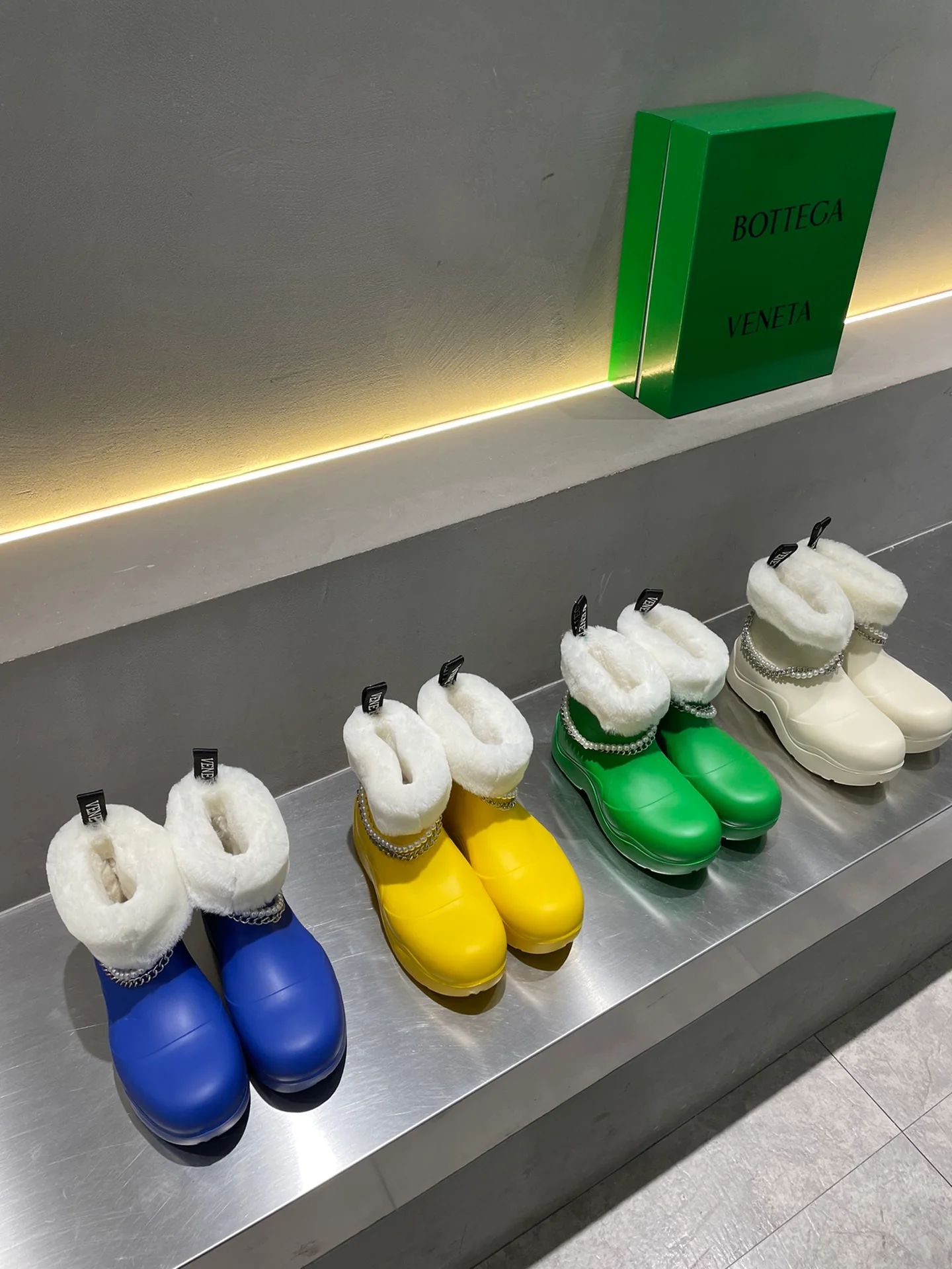 BV - Шерстяные зимние сапоги - Зеленые