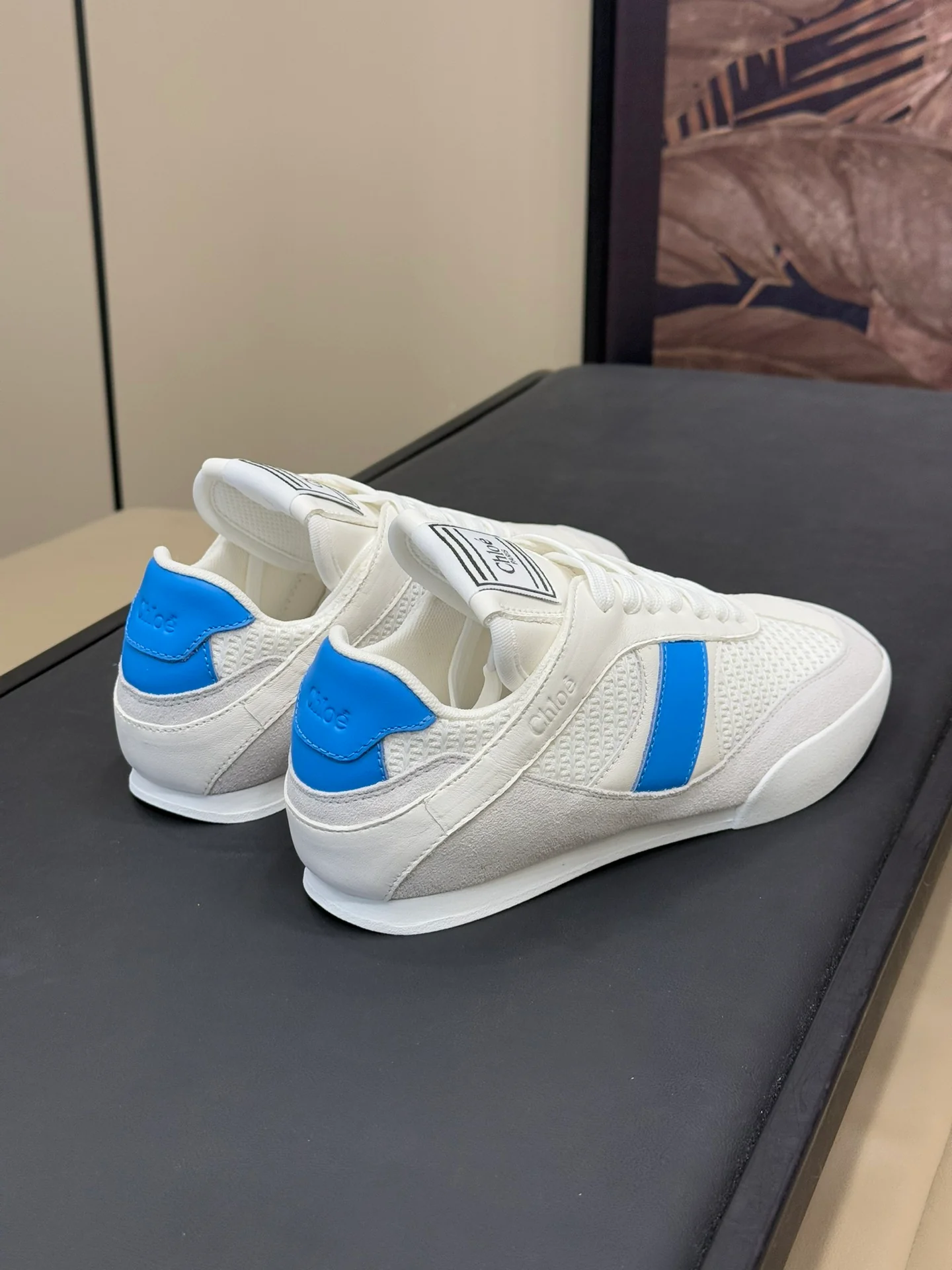 Повседневные туфли Chloe 2024 - белые