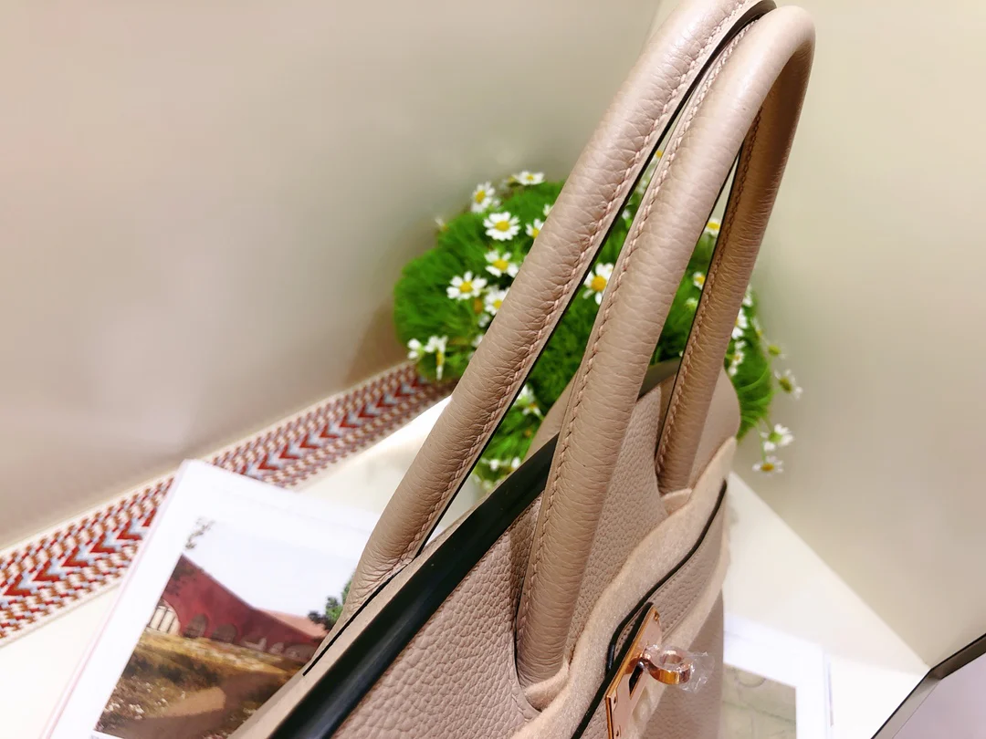 Hermes Birkin 30 Togo - Голубино-серый - Пряжка из розового золота