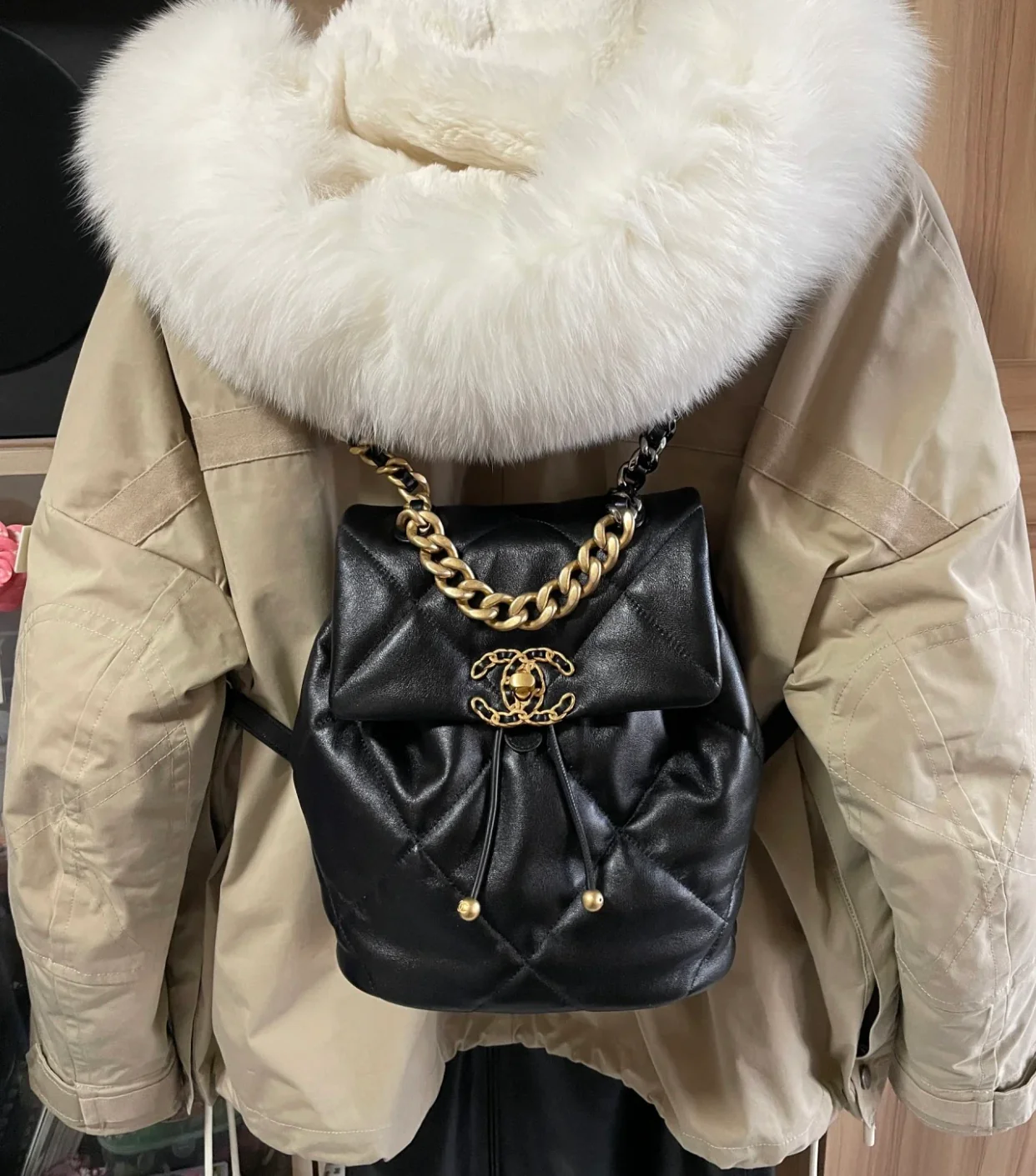 Рюкзак Chanel 24c 19bag - черный