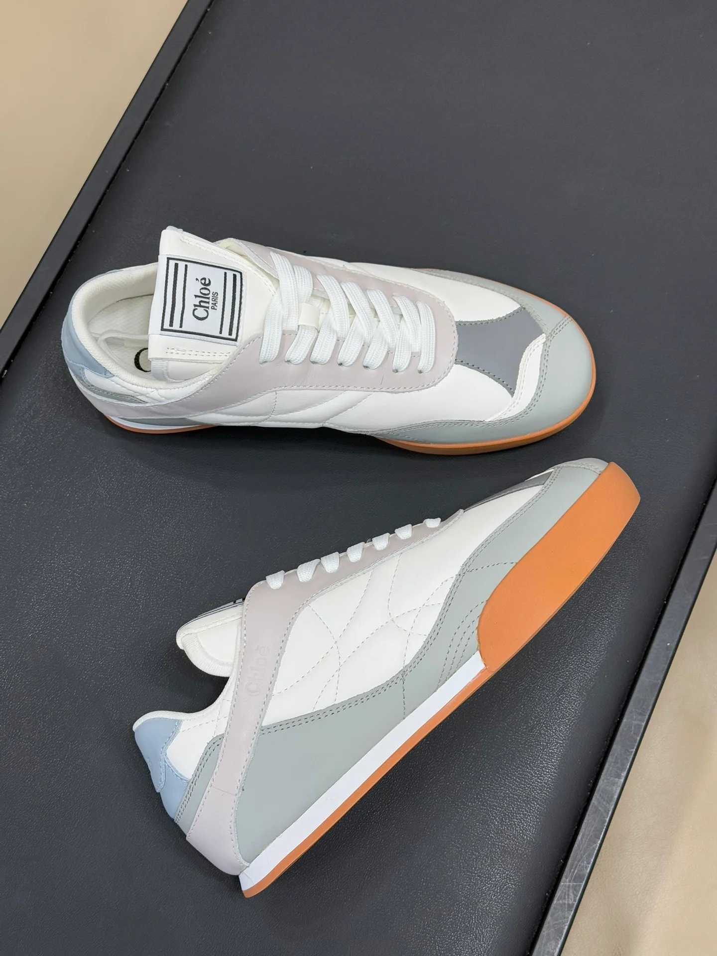 Повседневные туфли Chloe 2024 - серые