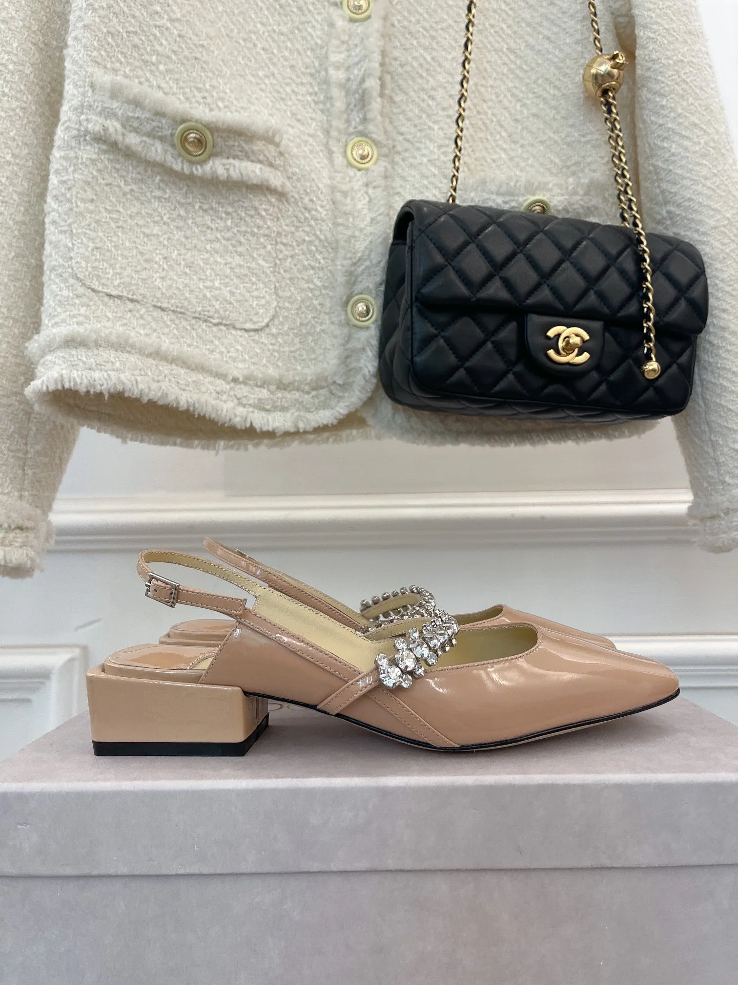 Сандалии Jimmy Pink с квадратным носком