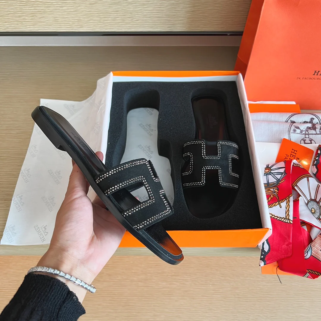 Сандалии Hermes-h Flat Sandals-8