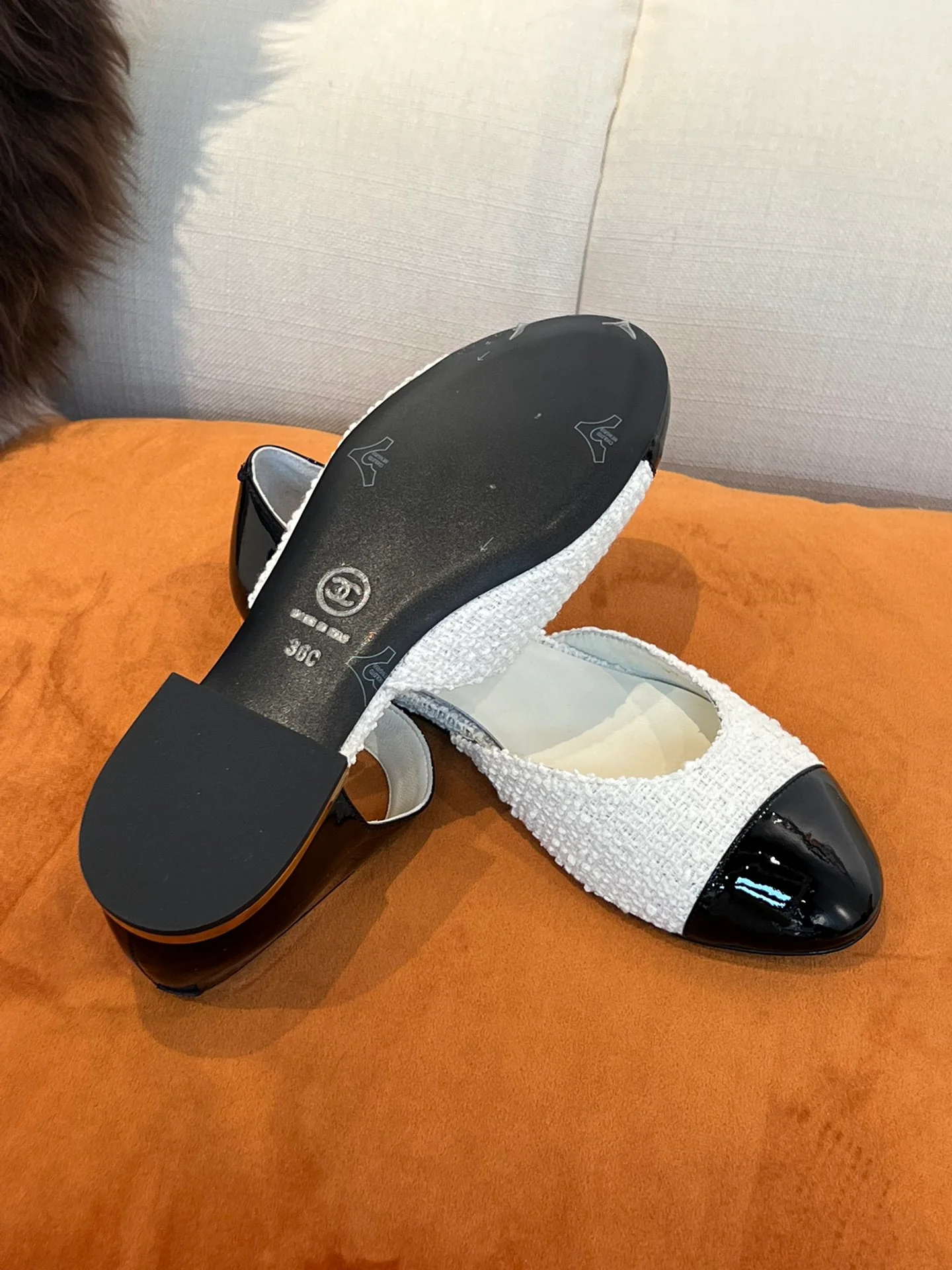 Chanel - Классические клетчатые балетки