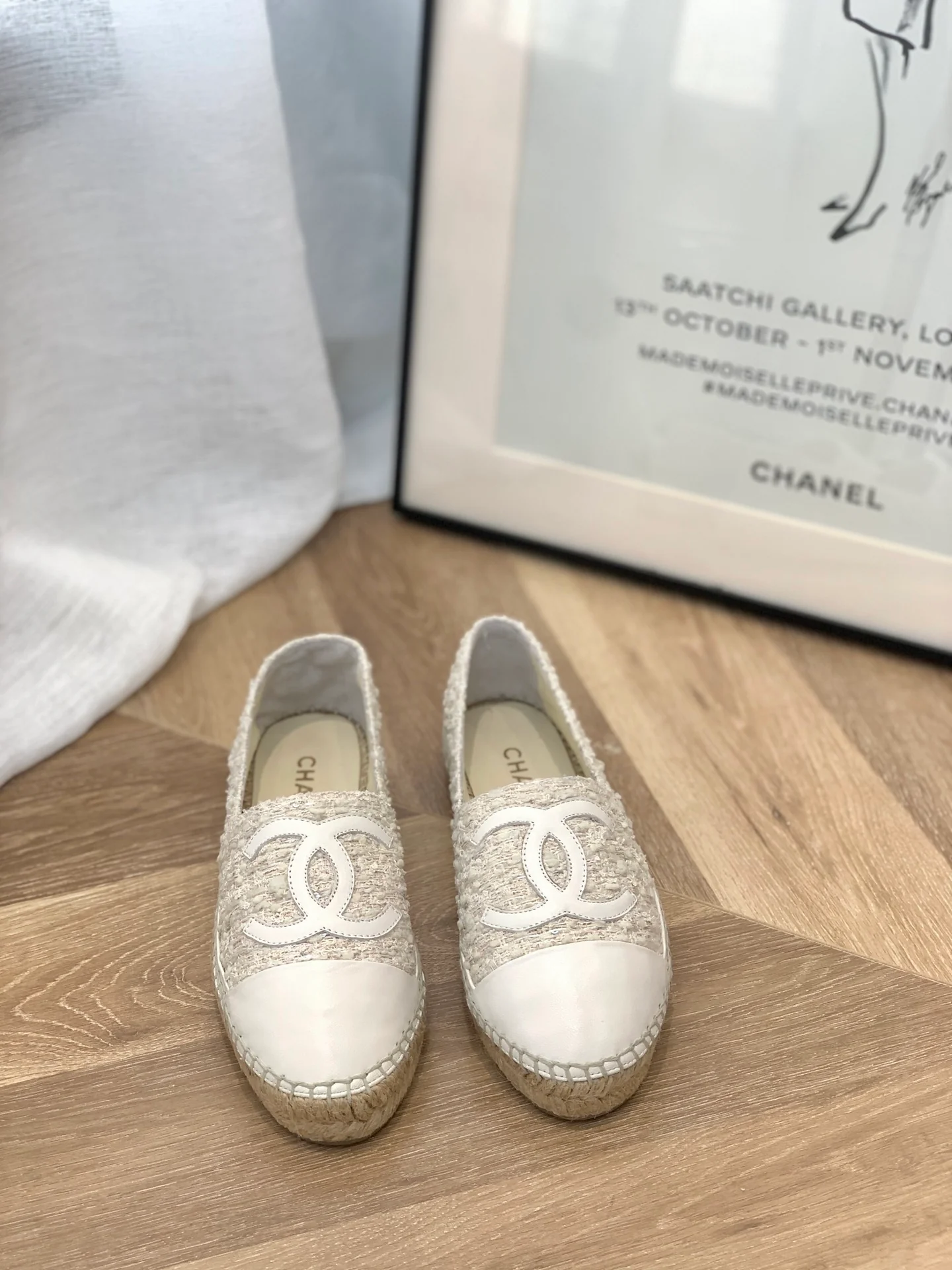 Chanel - Туфли-карандаш на меховой подкладке - Рыбацкие туфли - Эспадрильи - 6