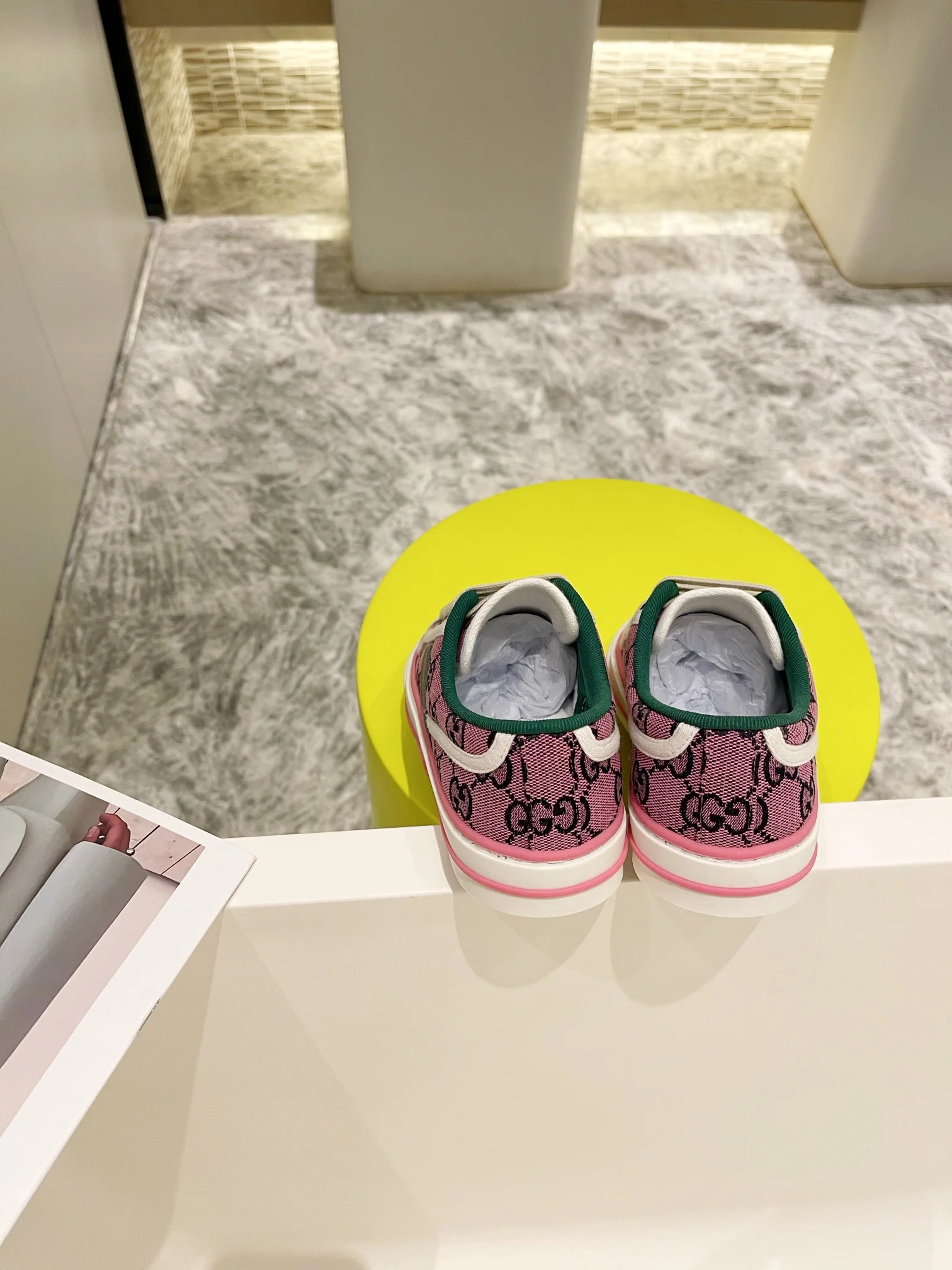 Кед Gucci из парусины - 6