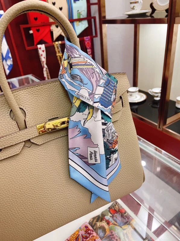 Hermes - Новая коллекция твилли - 5-86 см - 100% шелковый твил, двусторонний