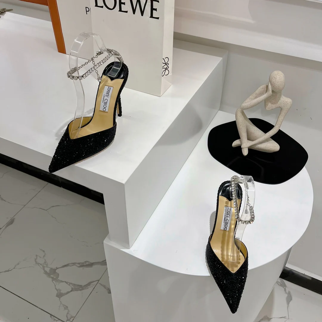 Джимми - Черные туфли на высоком каблуке