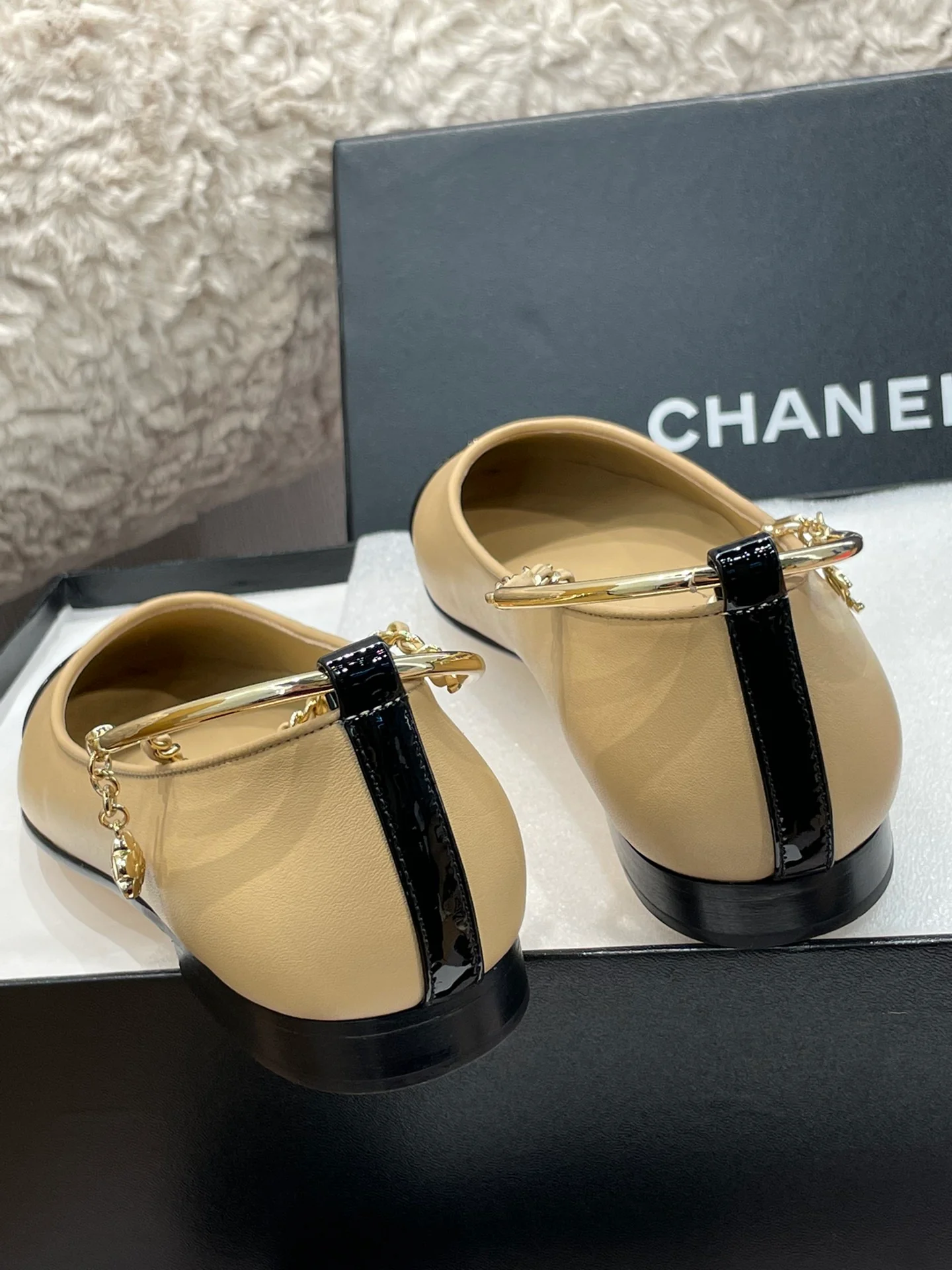 Chanel - Изысканная цепочка - Туфли Мэри Джейн - 3