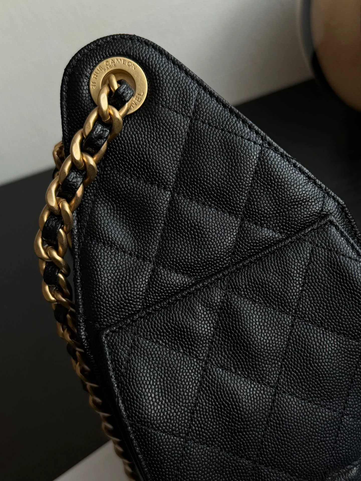 Сумка Chanel 25s 25bag Caviar Drawstring Hobo Small - Black