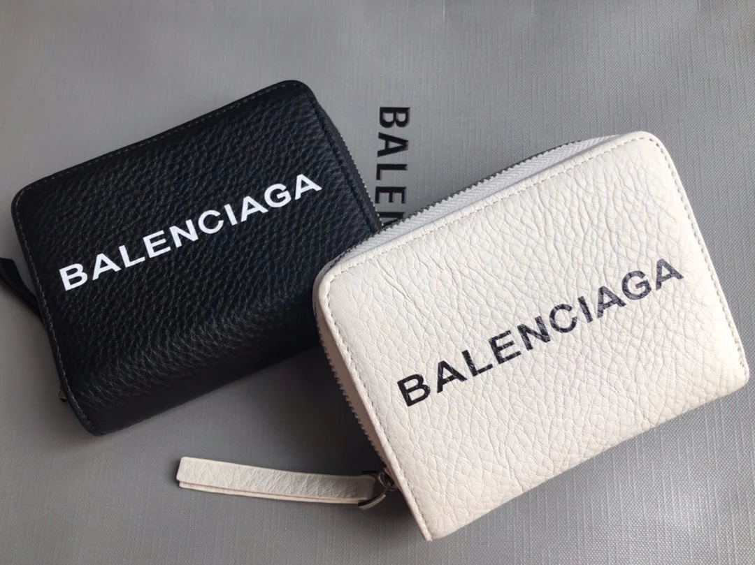 Balenciaga-两折拉链短夹